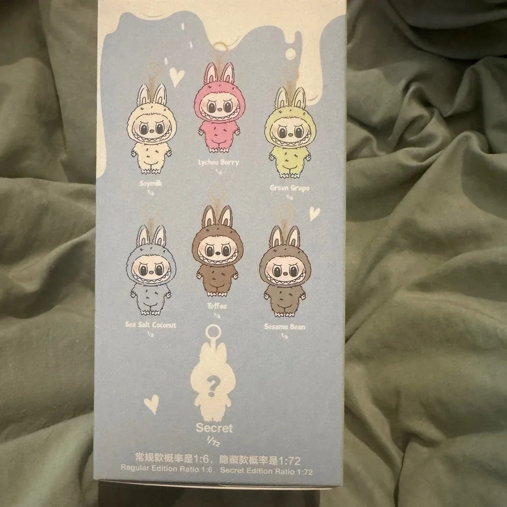 AUTHENTIC POP MART Labubu EXCITING MACARON Figure MONSTERS Confirmed, TOFFEE NIB